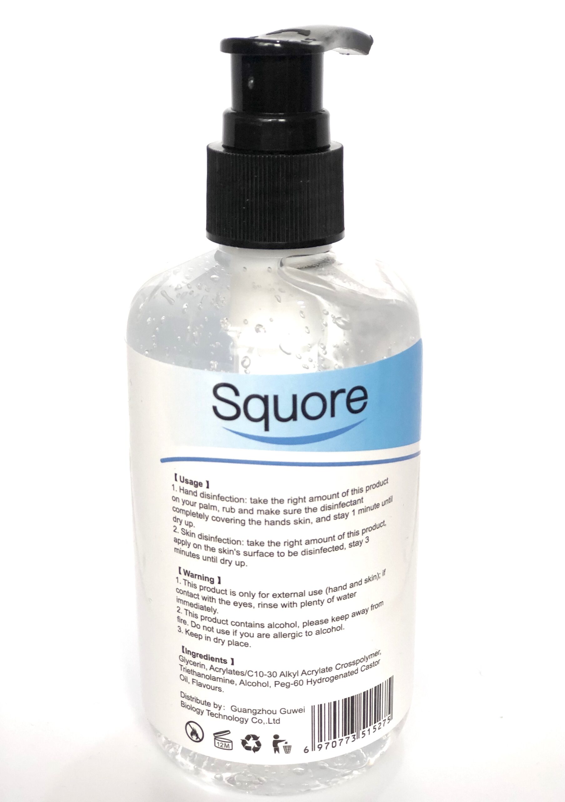 HAND SANITISER 99.9% KILLS BACTERIA WITH ALCOHOL 250ML - Image 2