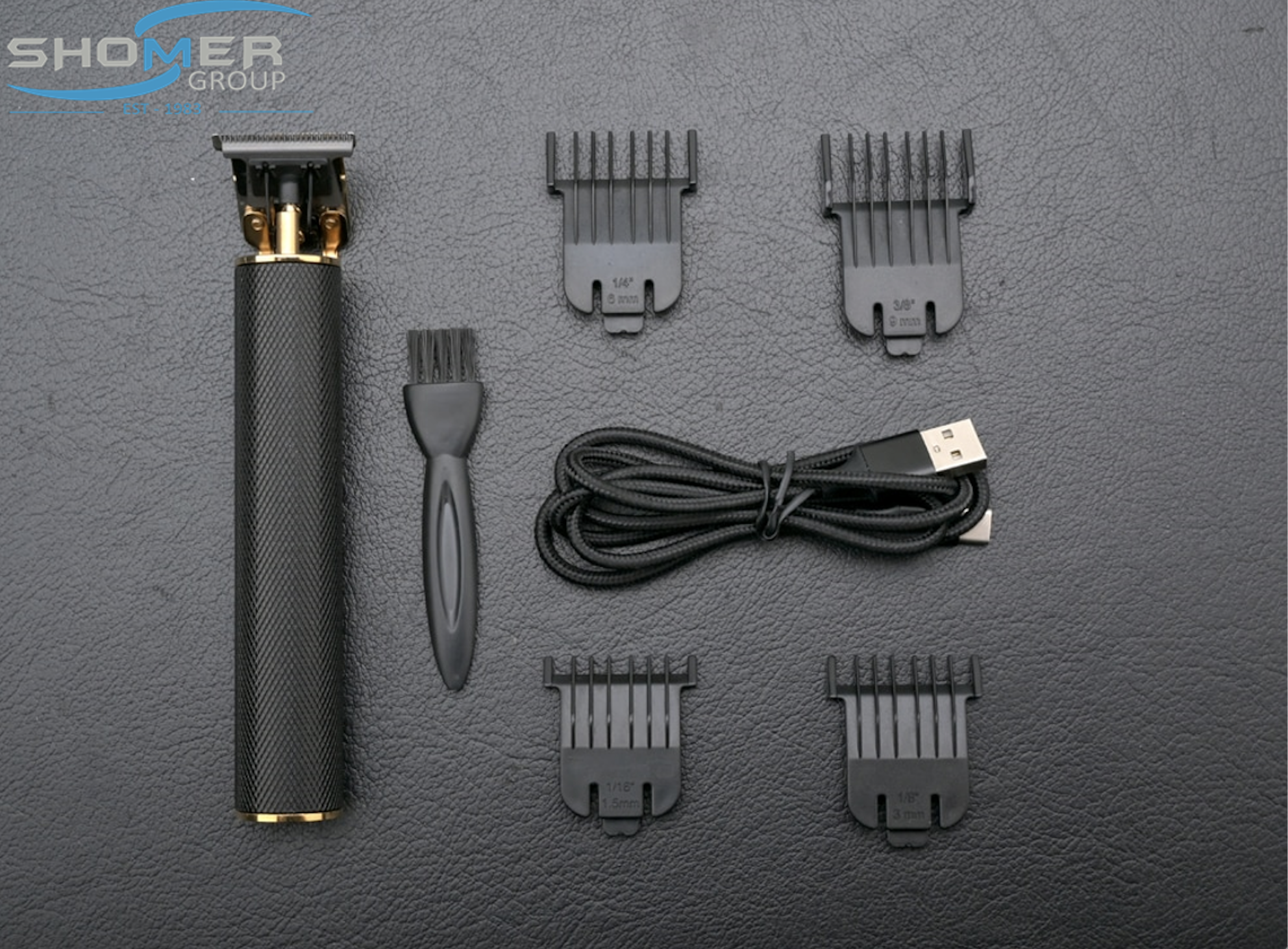 T-Blade T-outliner Cordless Trimmer BLACK With Gold Steel & Black Ceramic Blade - Image 2